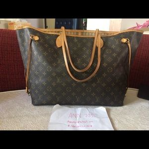 Lv Neverfull GM monogram